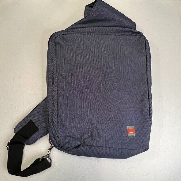 Nike Sling Backpack Blue Orange VTG Y2K School Sports Work Academia Class - Picture 1 of 10